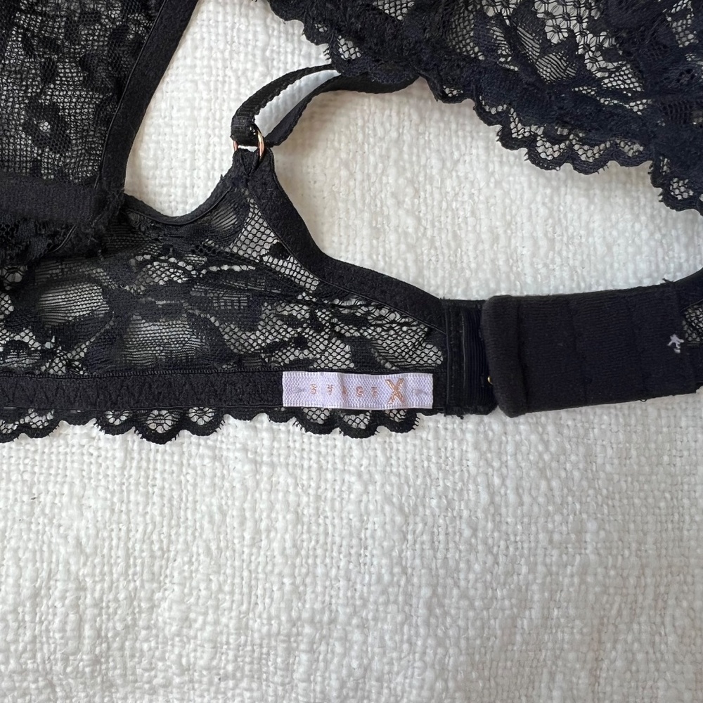 Savage x Fenty Floral Lace Unlined Bra size 36B - Picture 8 of 11